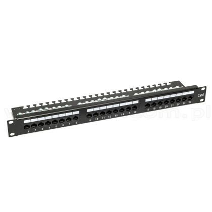 SAFEWELL Patch Panel CAT6 UTP 24P 19" 1U