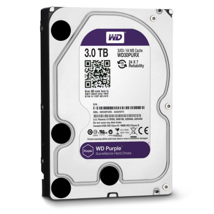 WD Σκληρός Δίσκος 3TB WD HDD-3TB PUR