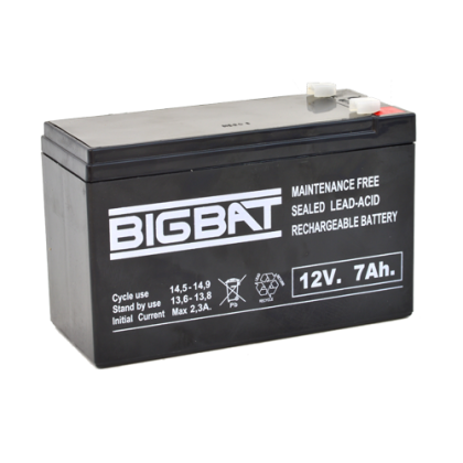 BIG BAT  Μπαταρία 12Vdc 7Αh 01207