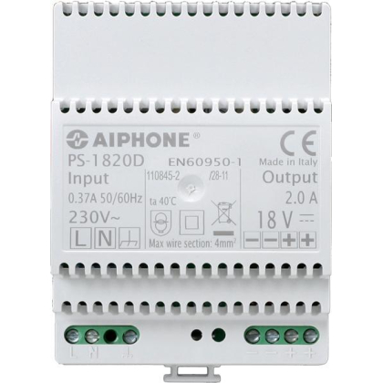 AIPHONE Τροφοδοτικό PS-1820 DIN