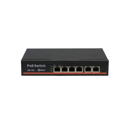 GOLMAR PoE Switch 4 Θέσεων SW-104