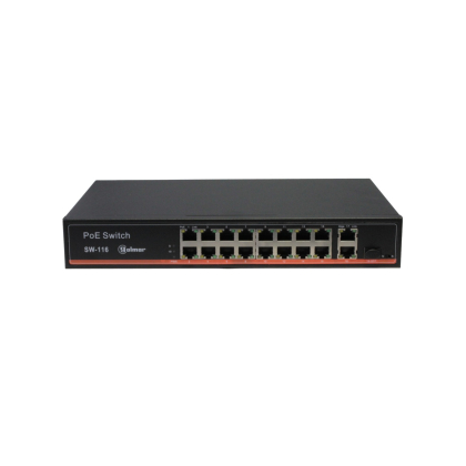 GOLMAR PoE Switch 16 Θέσεων SW-116