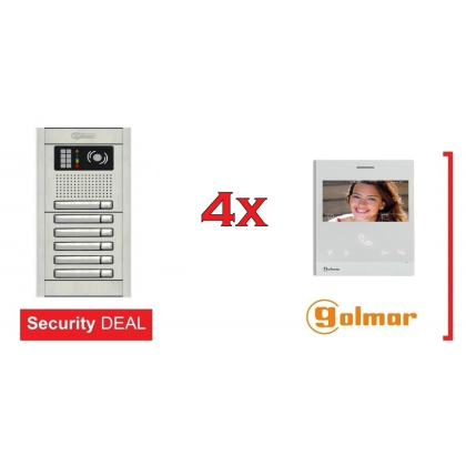 GOLMAR Έγχρωμη Θυροτηλεόραση 4 Διαμερισμάτων NEXA +4x Art4