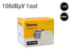 TELEVES  ΕΝΙΣΧΥΤΗΣ VHF/UHF EASYF 1OUT 562701