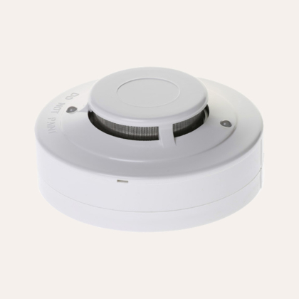 WIZMART Φωτοηλεκτρικός ανιχνευτής καπνού με την βάση του και έξοδο Remote Indicator NB-338-2-LED