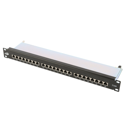 SAFEWELL Patch Panel CAT6 FTP 24P 19" 1U (θωρακισμένο)