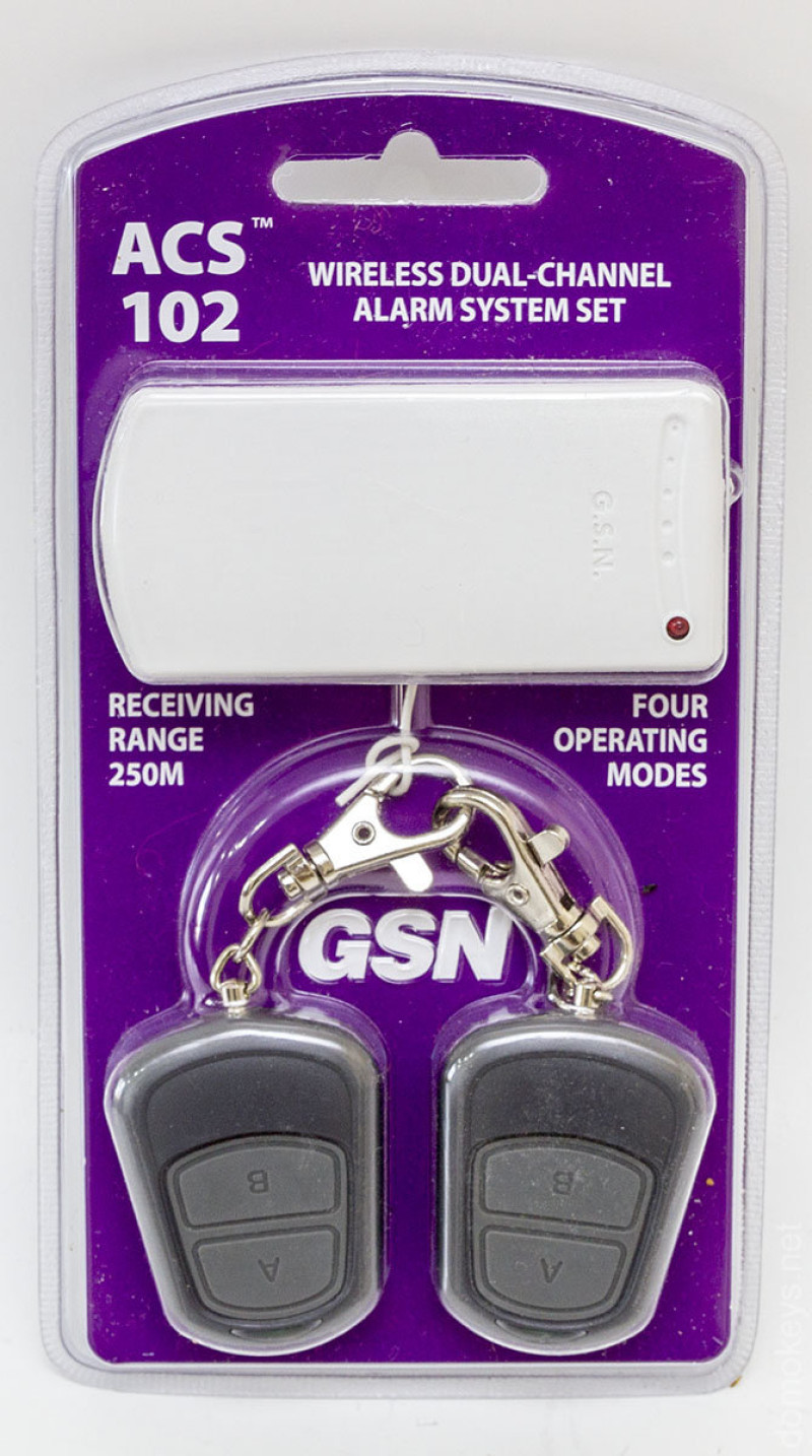 Сигнализация GSN ACS-102. Пульт GSN ACS-102. Комплект тревожной сигнализации радиоканальный ACS-102. Тревожная кнопка GSN ACS 101.